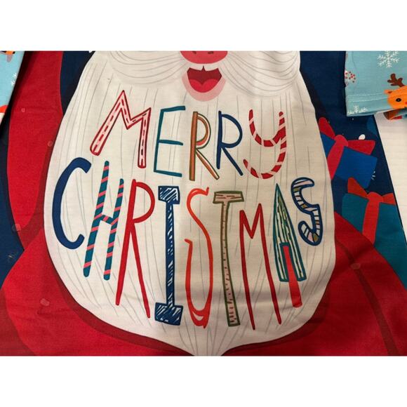 Girls Merry Christmas Dress - Santa Claus Design, Holiday Party Festive Size 6-7 - Picture 8 of 11